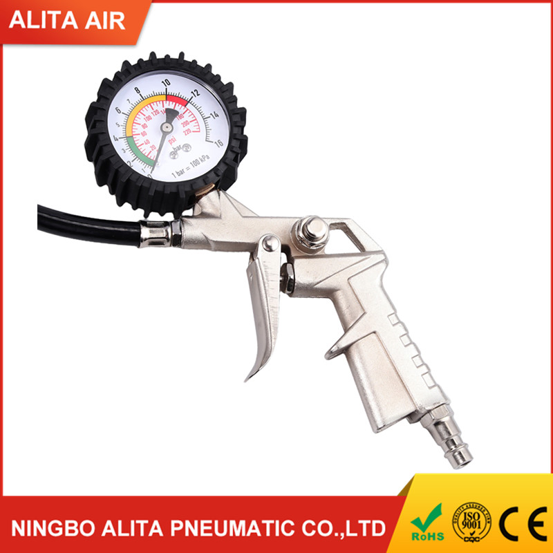 Ningbo Alitair Tire Inflation Air Gun with Pressure Gauge