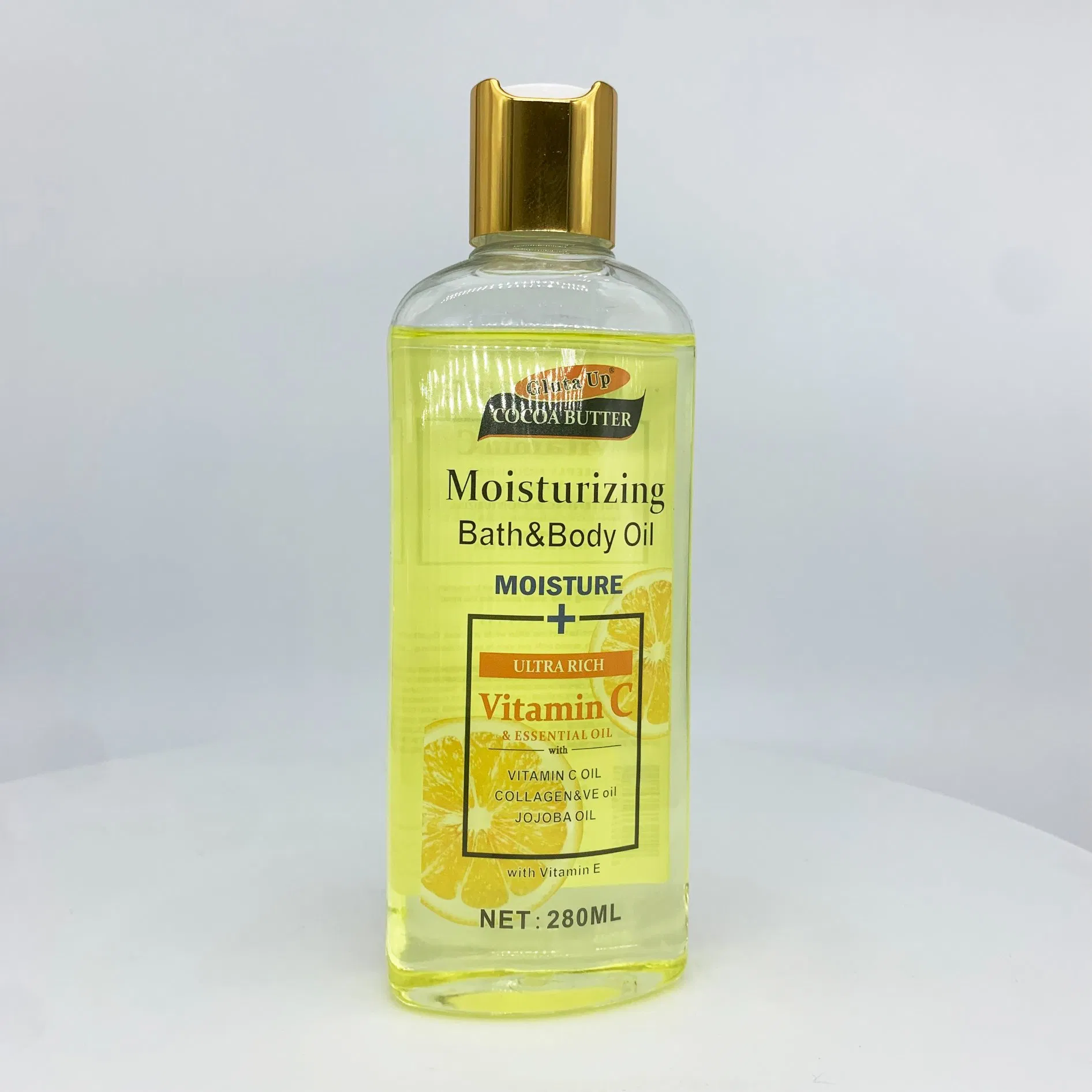 OEM Retinol +Ve Gluta up Double Care 4in1 Vitamin C Kojic Acid Skin Care Natural Plant Extract 200ml Essential Oil