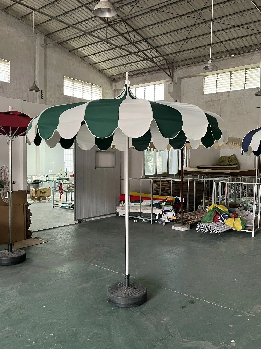 Glass Fiber Middle Pole Aluminum Pole Exteriores Parasol