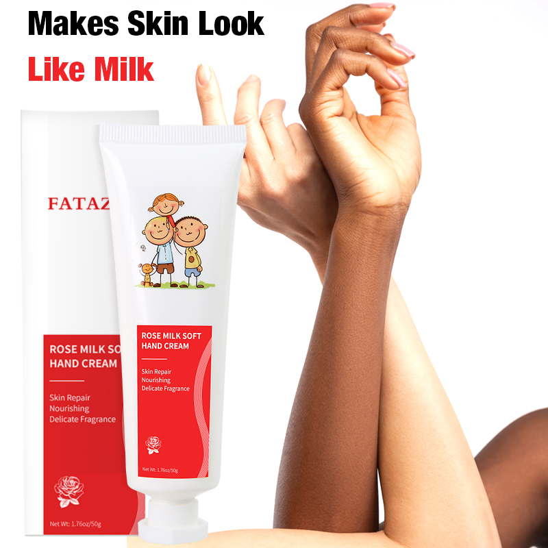 Natural Skincare Whitening Lighten Hand Complexions Rose Moisturizing Non-Greasy Hand Cream