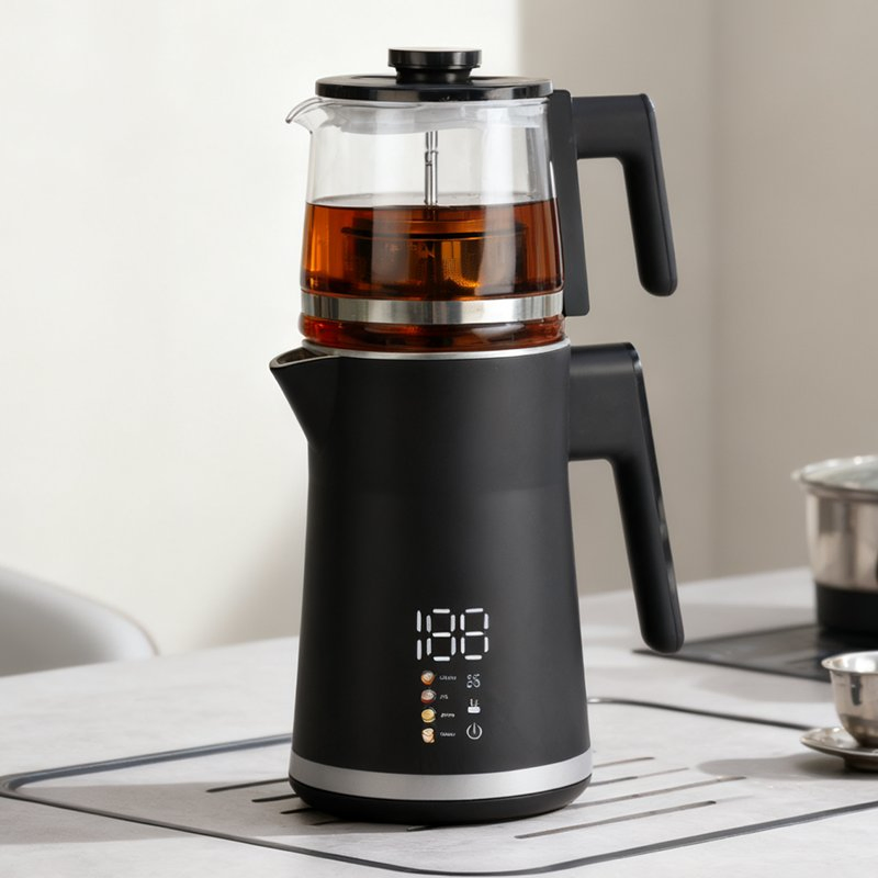 Home Appliances 1500W Automatic Cordless Electric Kettle Turkish Samovar Tea Maker Machine Temperature Kettle for Water Boiling