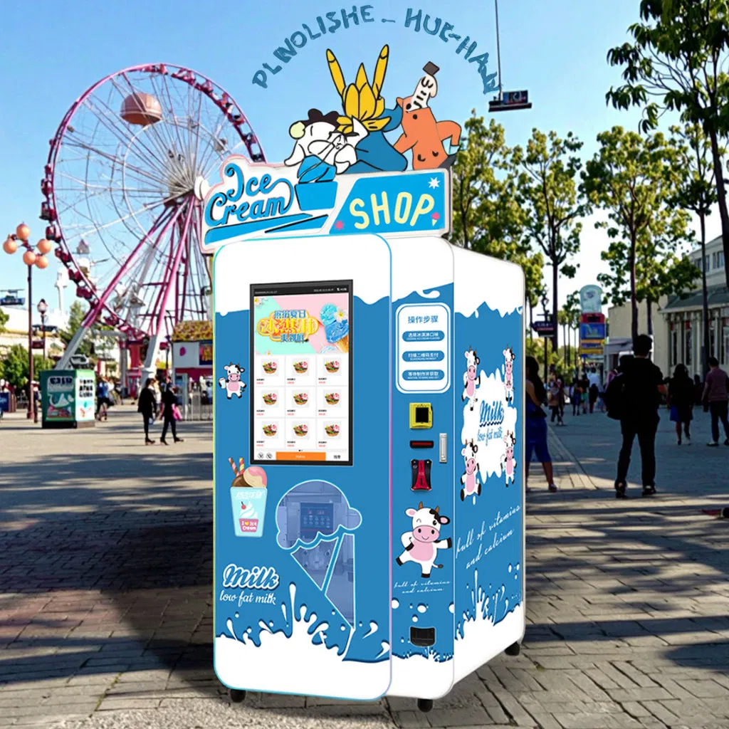 Haloo Premium Ice Cream Vending Machine for Self-Service Solutions