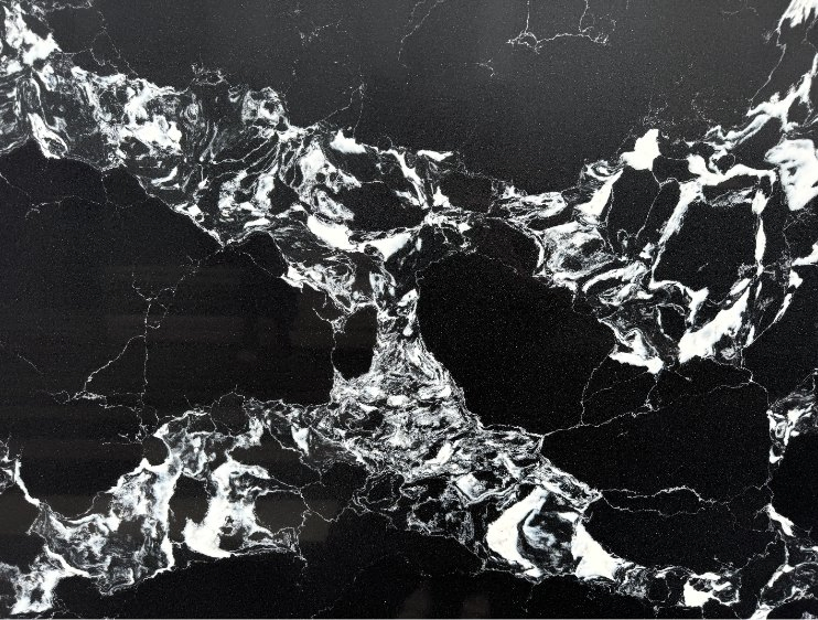 Top Selling Horizon Black Calacatta Gold Quartz Stone Beautiful Marble Worktop Surface