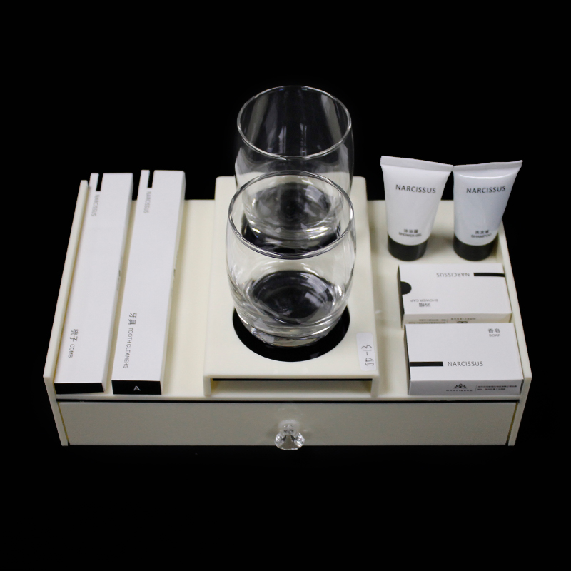 Hotel Washing Room Acrylic Toothpaste Toothbrush Combing Storage Box
