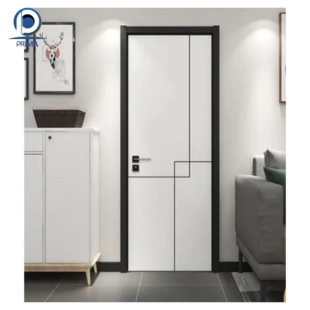 Modern Design Internal Fire Wooden Doors Apartment Wood Grain Transfer Fireproof Door Fire Rated Door for Apartment and School
