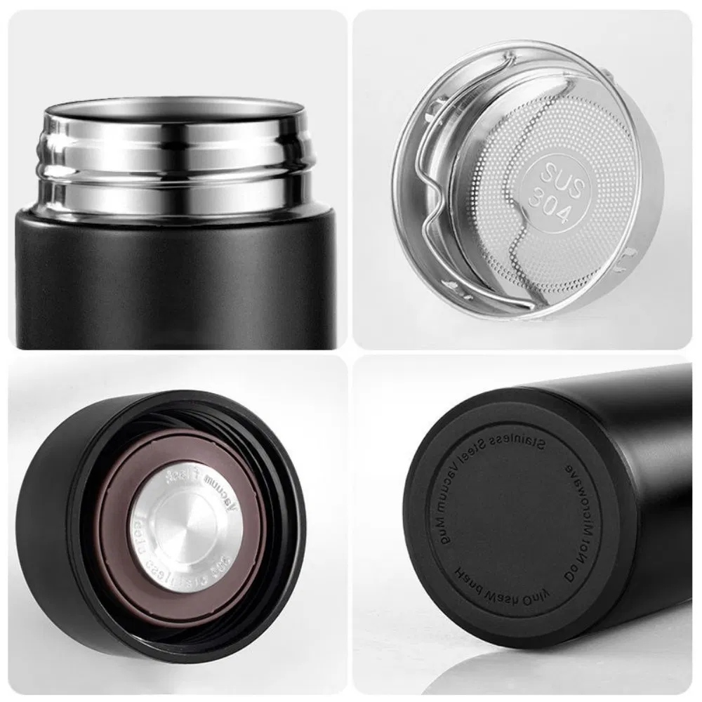 Smart 500ml Vacuum Thermal Flask Smart Water Bottle with Digital Thermostat Temperature Sensor LCD Temp Display