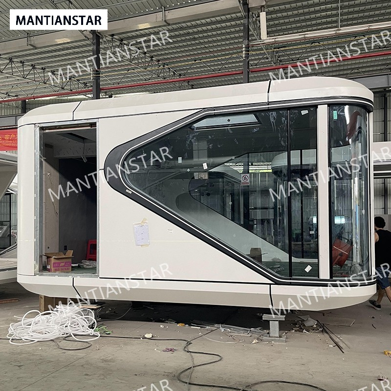 2025 Luxury Vessel Double-Decker Space Capsule House Mobile Capsule Hotel with Px3