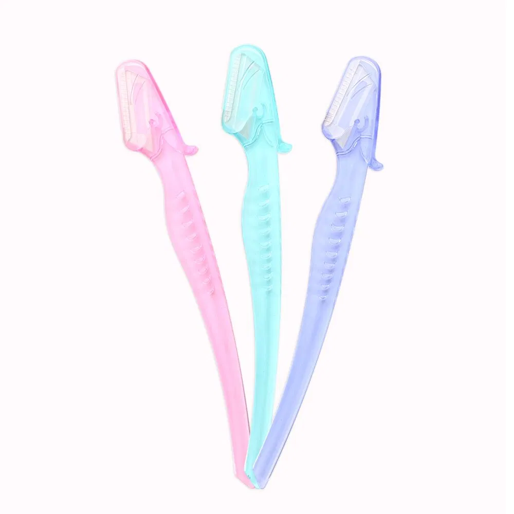 D106 Wholesale Price Eyebrow Trimming Beauty Handle Make up Tool for Lady