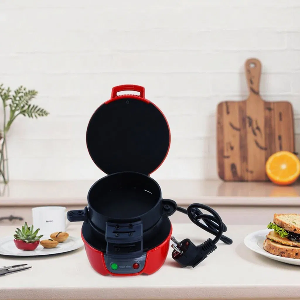 Portable 600W Breakfast Sandwich Maker Egg Cooker Ring Easy Clean Non-Stick Hamburger Sandwich Omelette Toaster Home