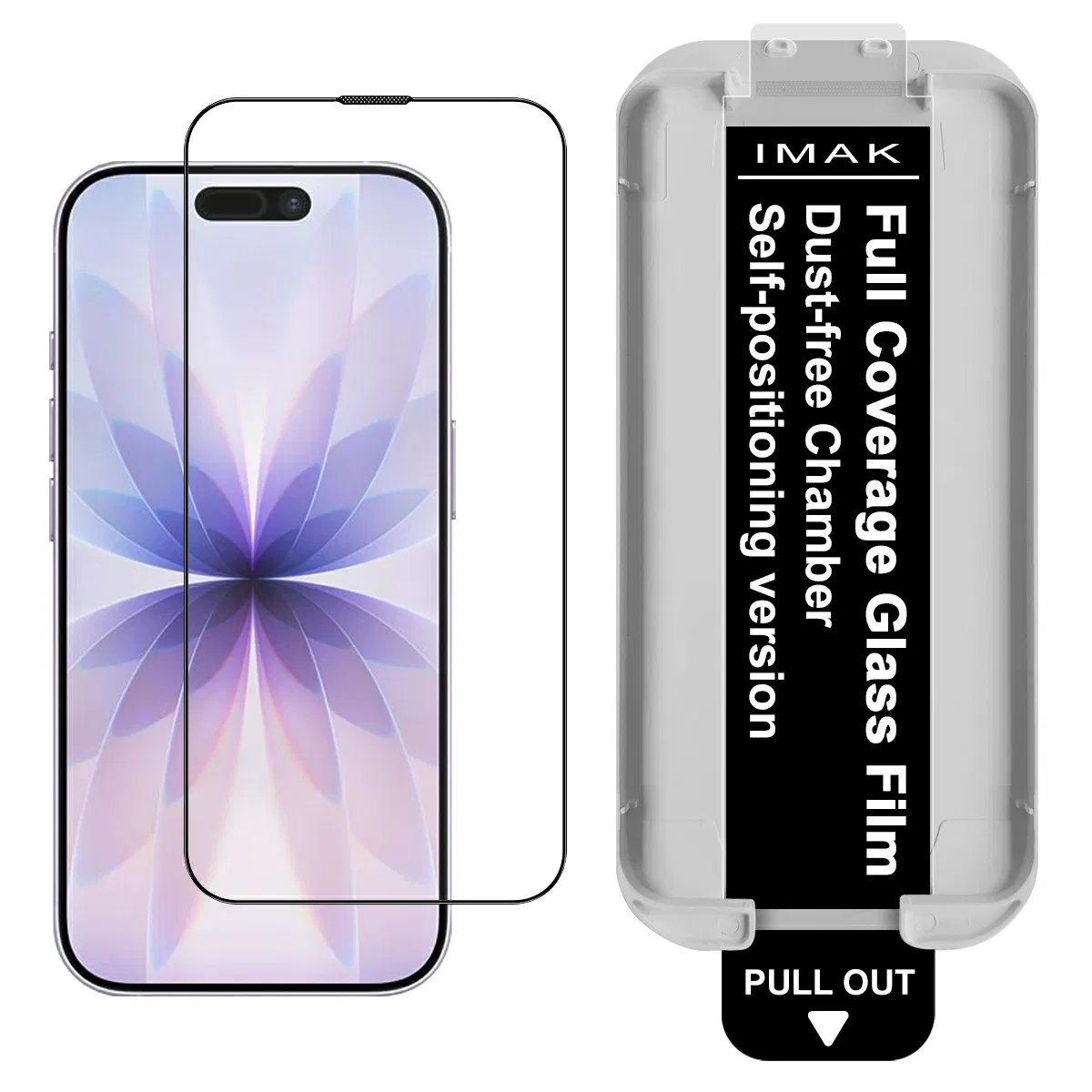 Imak Tempered Glass Full Screen Protector Full Glue Film with Dust-Free Installation Tool for iPhone 17 PRO Max