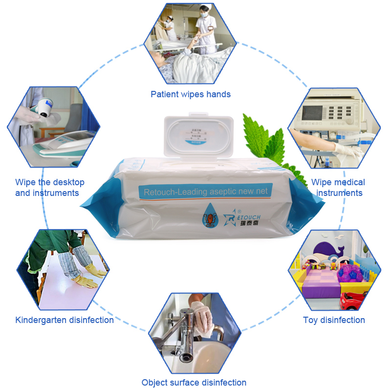 Made in China Household Disposable Disinfectant Wipes/Surface Sanitizer/Cleaning Wipes/Quaternary Ammonium Disinfectant Wipes/ Floor Cleaning Disinfectant Wipes