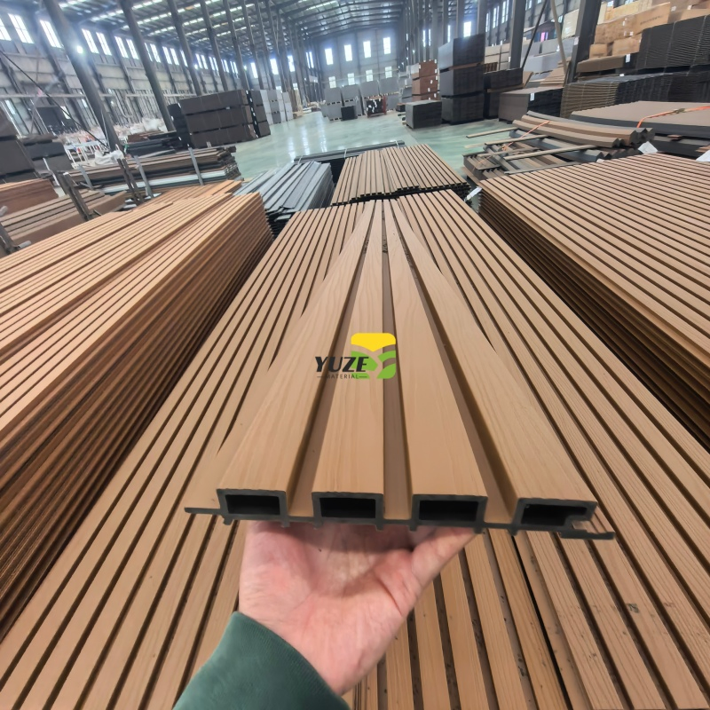 WPC Outdoor Wall Covering with Enhanced UV Stability Outdoors