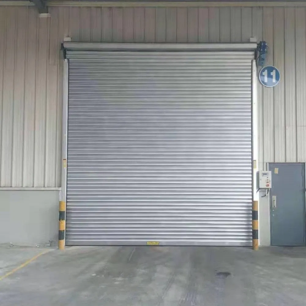 Industrial Interior Rolling Industry Roller up Galvanized Steel Metal Industry Stainless Steel Security Exterior Fire Rated Fireproof Rolling Shutters Door