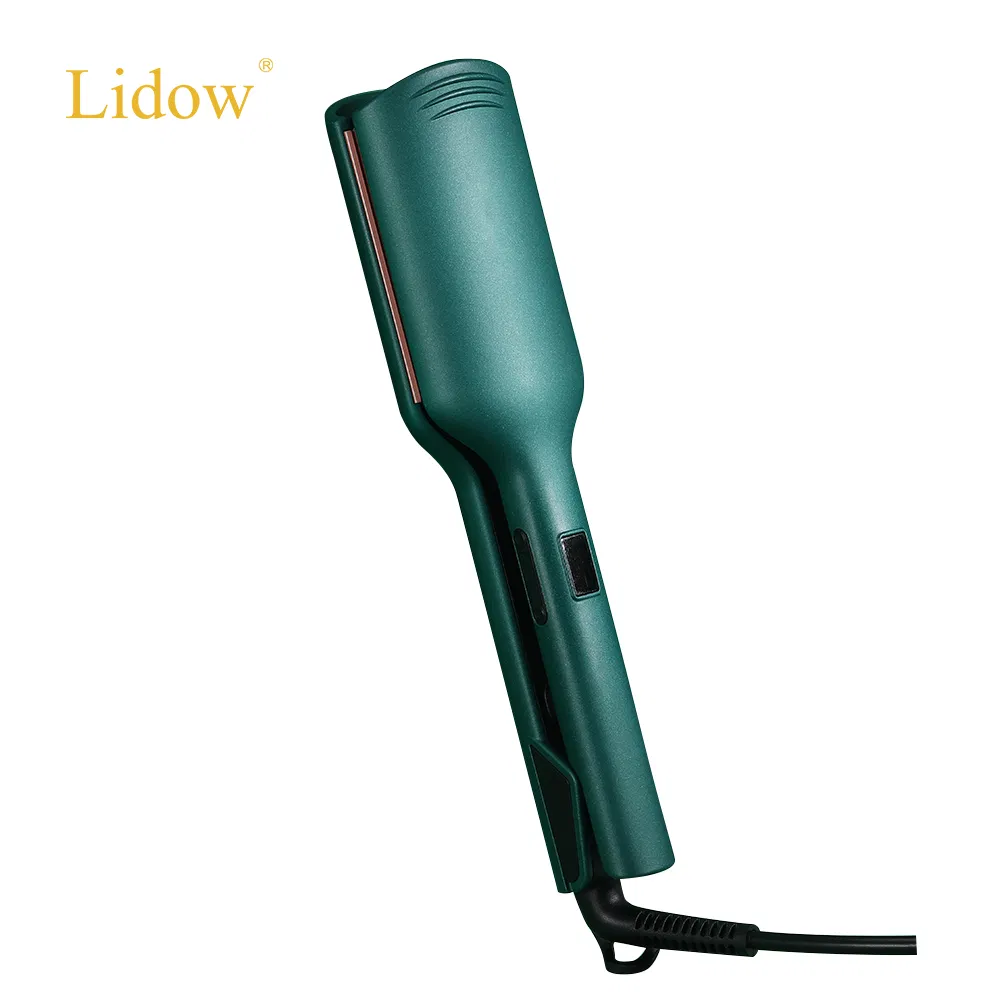 Lidow Private Label Professional Hair Straightener Hair Waver Mermaid Hair Curler Ceramic Wave Curling Iron Rolls Crimper