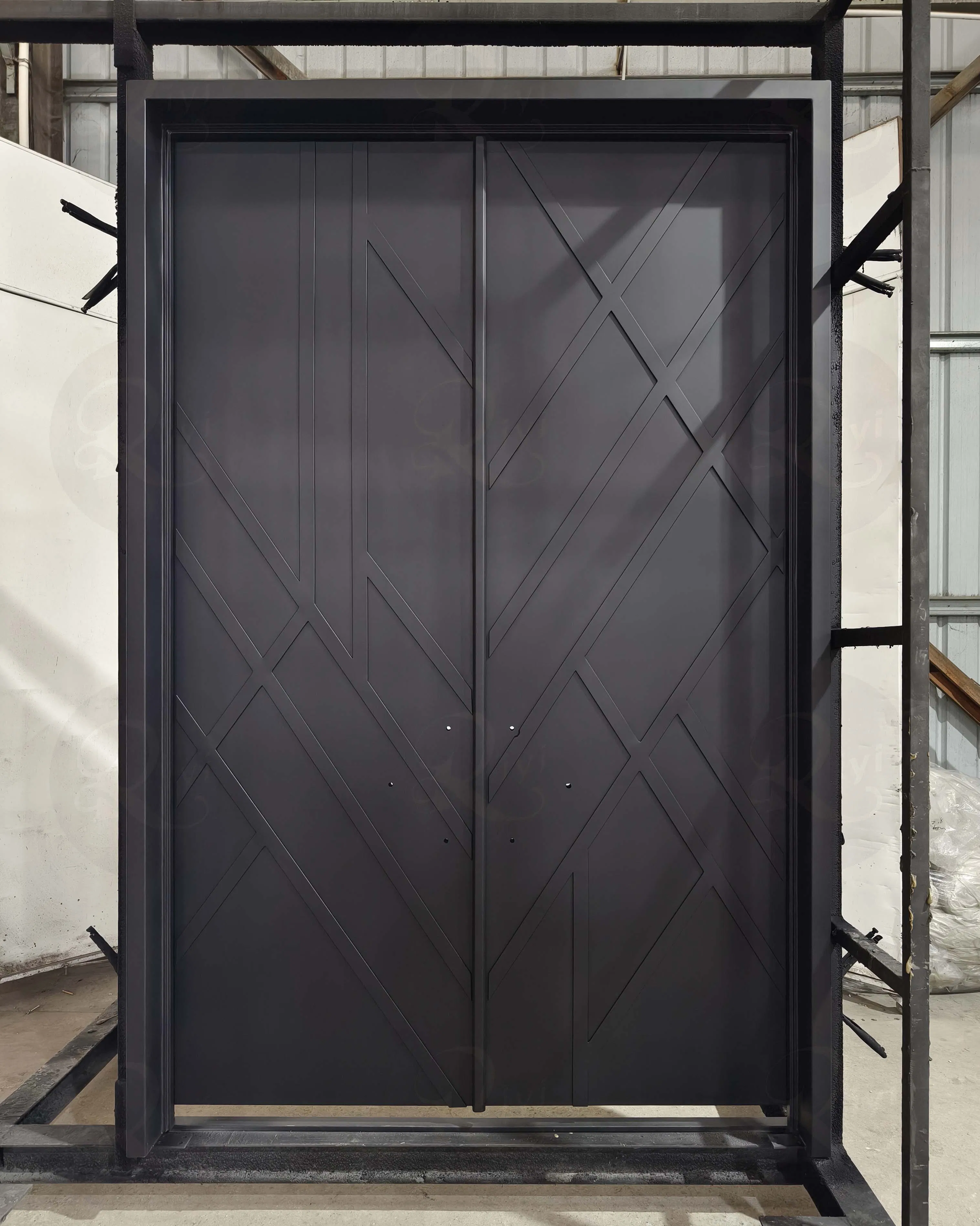 Security Door Thermal Insulation Wrought Iron Door