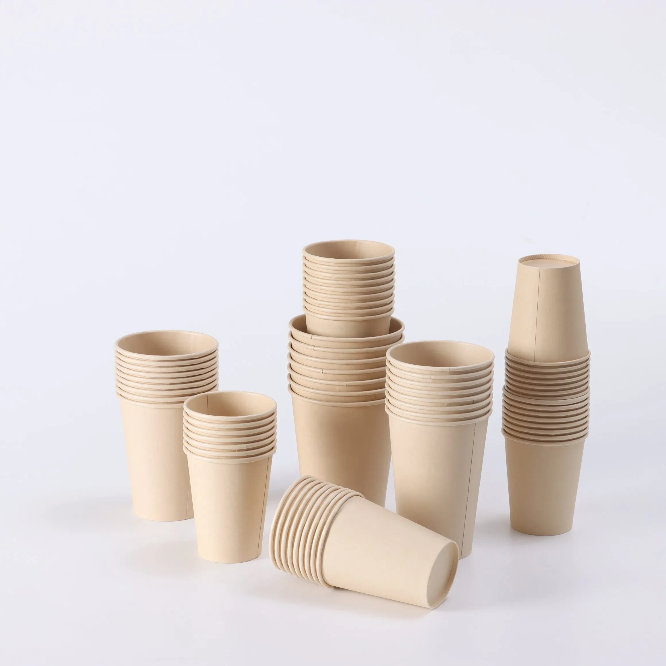 Экологичная бумажная чашка из бамбука, 10 унций