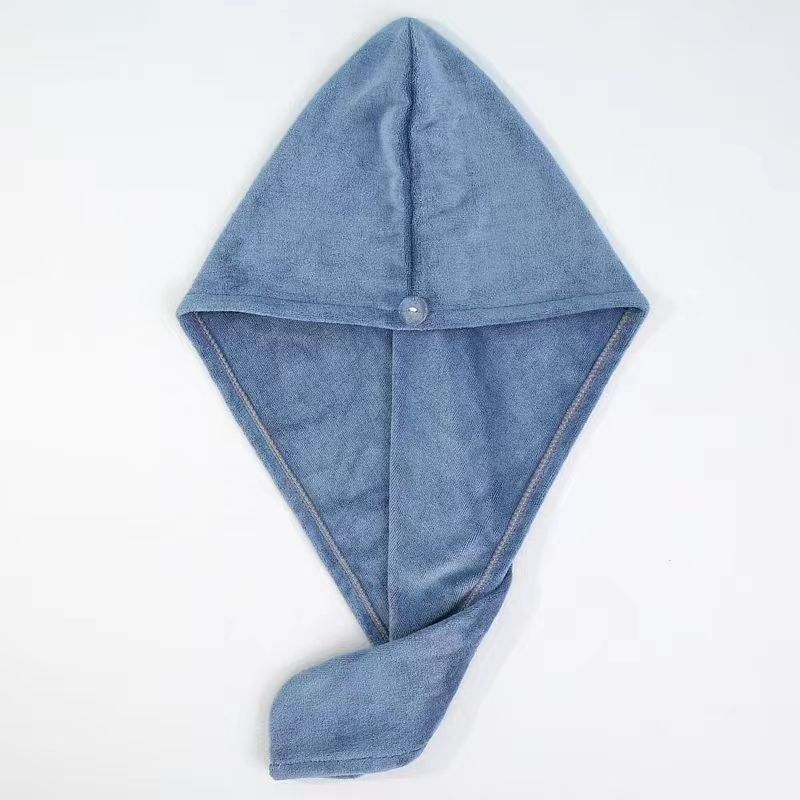 Towel Cap for Long Hair Water Wave Pattern Dry Hair Turban Hair Dry Hat Quick Dry Shower SPA Head Wrap Hair Drying Hat Turban