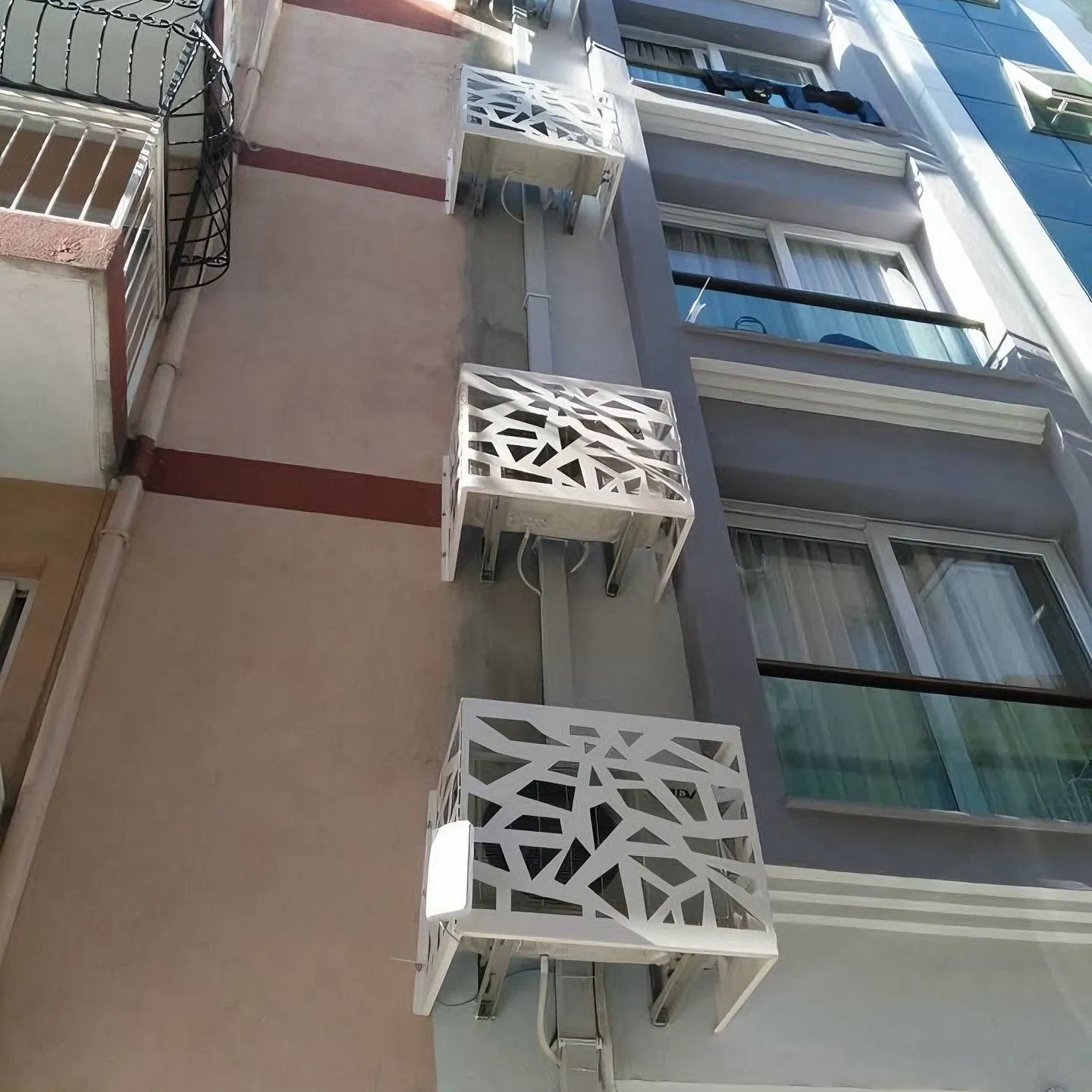 Outdoor Air Conditioner Cover Aluminum Air Conditioning Cover Air Conditioner Cover Fence