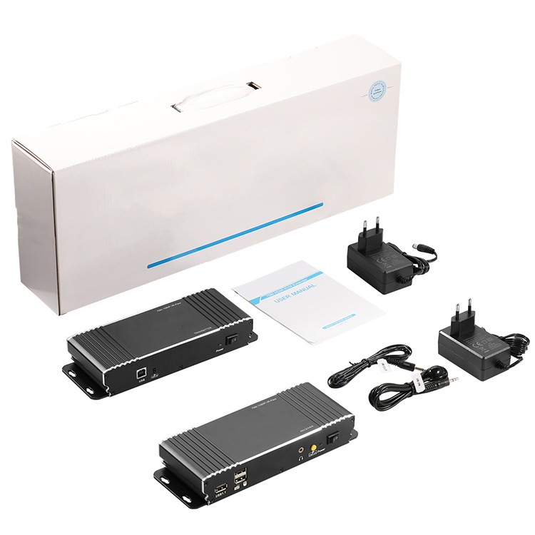 4K 100m HDMI IR Kvm Extender Transmitter Over TCP IP