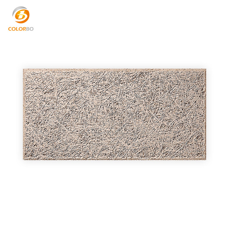 Painted Wood Wool Fireproof Acoustic Panel