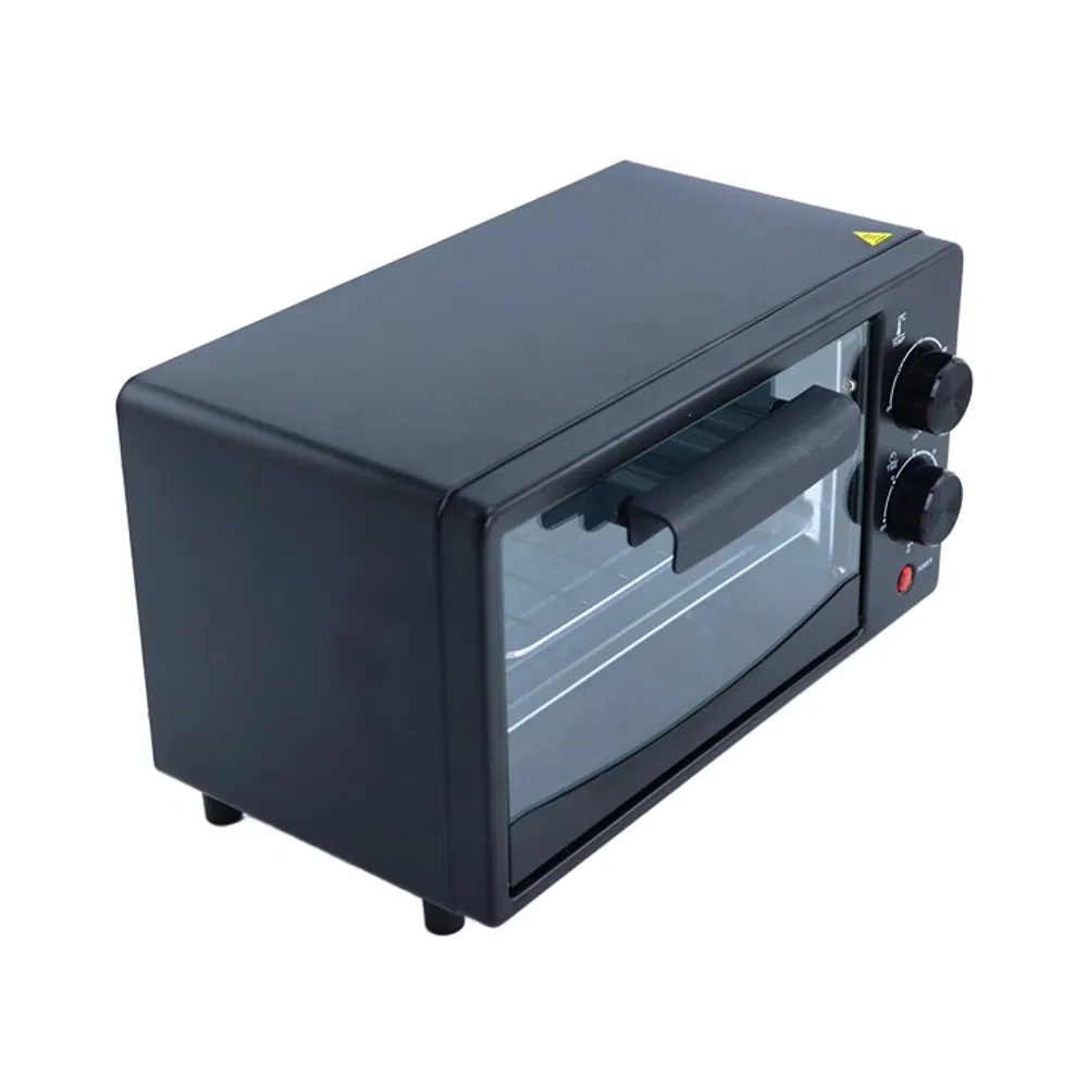 Electric Countertop Oven with Temperature Control Free Timing Visual Window Even Heating and Household Use