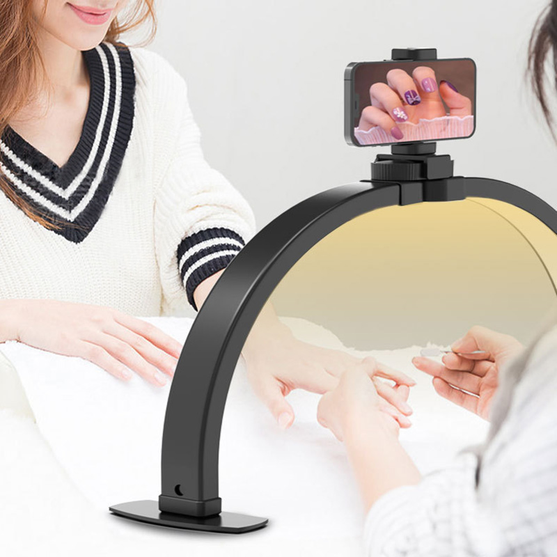 Manicure Table Lamp Dimming Collapsible LED Manicure Table Lamp Salon Nail Table Light for Salon Reception