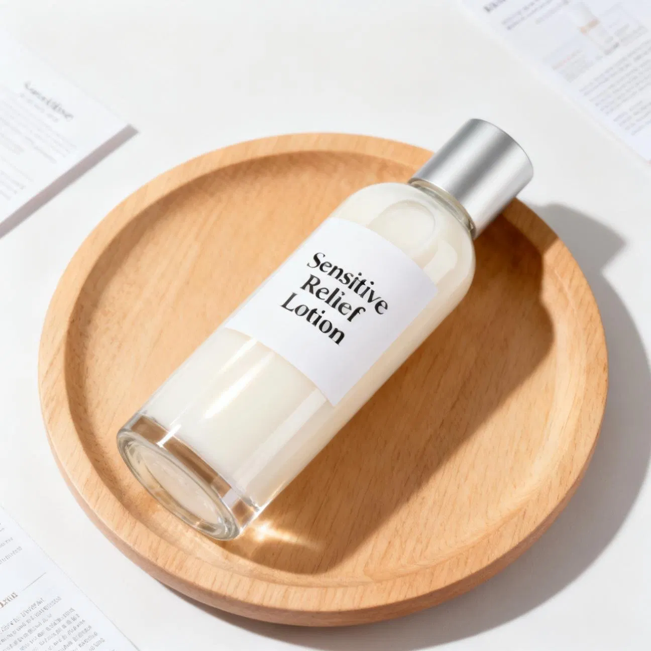 Sensitive Skin Madecassoside and Panthenol Calming Face Lotion for Eczema-Prone and Reactive Skin Types