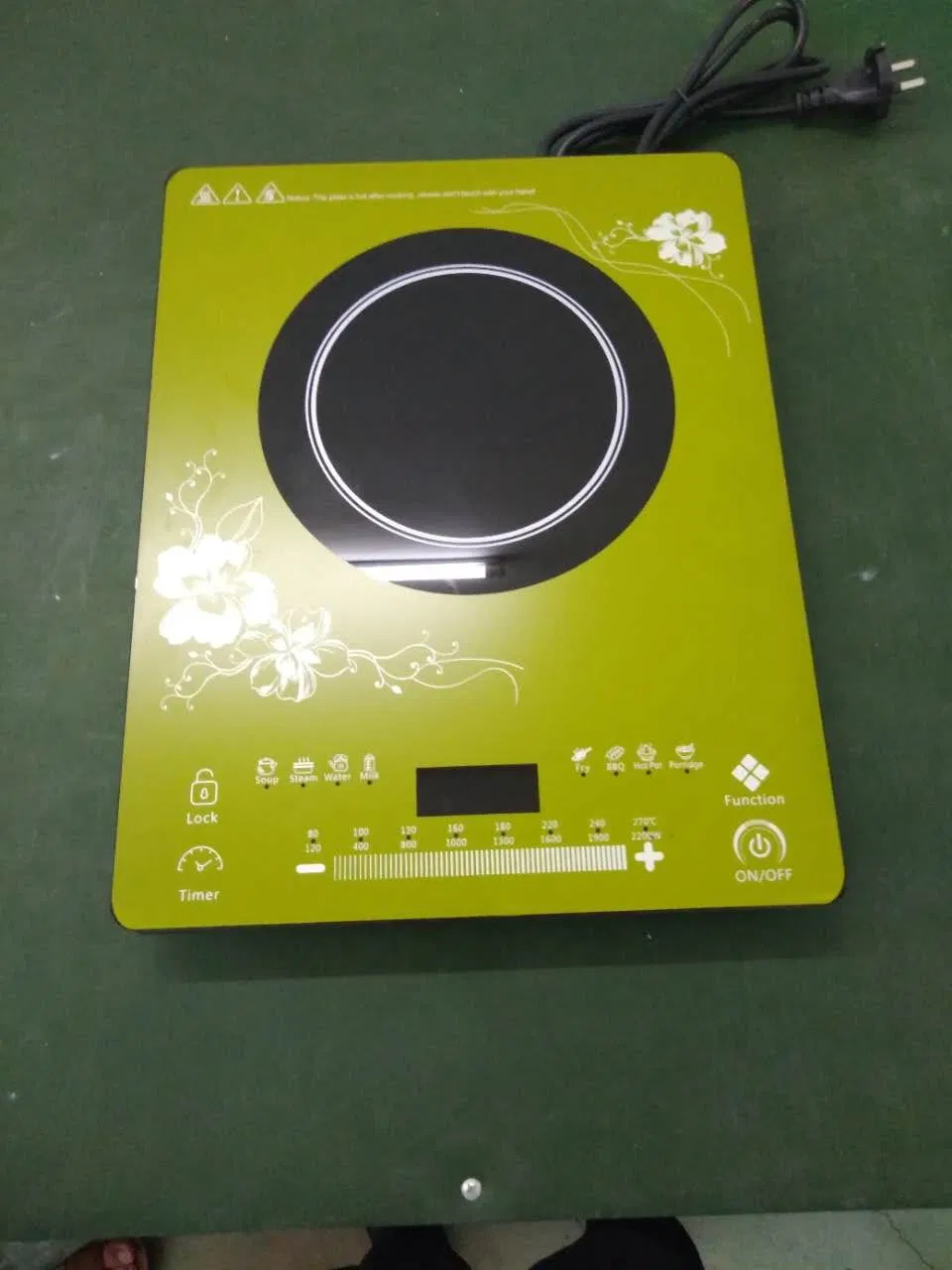 Small Size Big Power Sliding Touch Control Hotpot Induction Cooker Stove