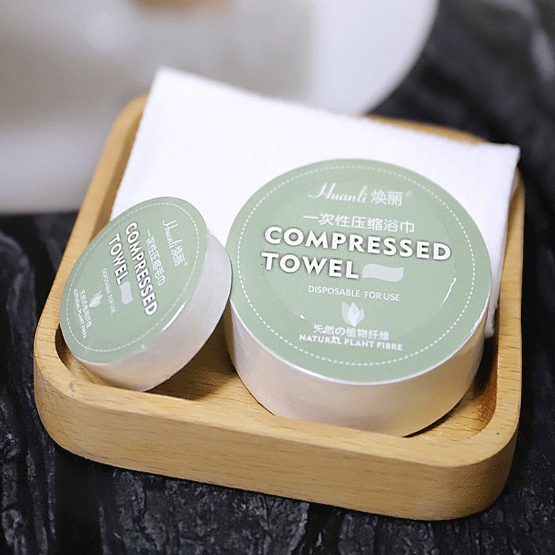 Eco-Friendly Portable Pure Cotton Magic Disposable Compressed Travel Face Towel