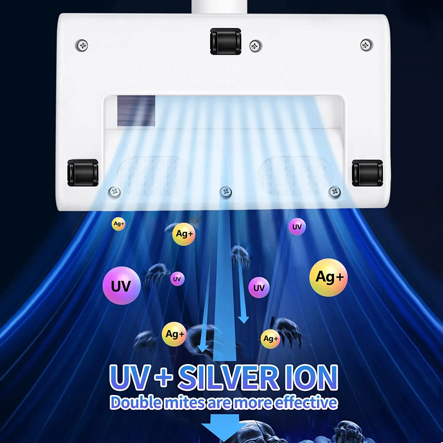 Pets Household Handheld Dust Mite Remover Vacuum Cleaner for Pet Bed Pillow