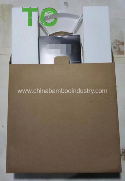 Сырная доска из акации с керамическими мисками и ножами