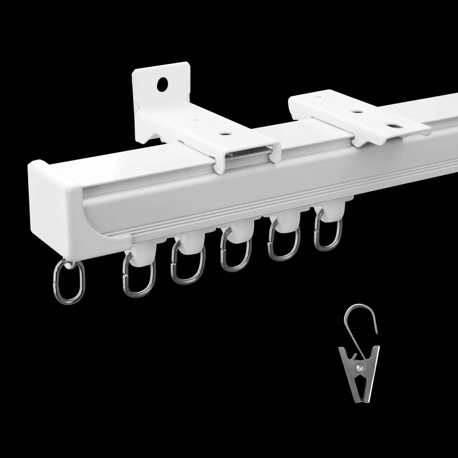 Made to Measure Curtain Rail, High Quality Tracks Blackout Curtain, Optional Curtain Rail Runner