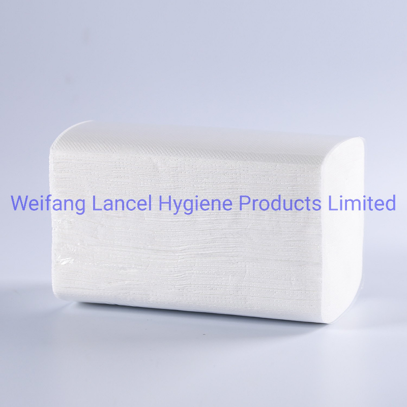 N-1/2 Fold Paper Napkin Interfold Paper Napkin V Fold Napkin 2ply Virgin Pulp