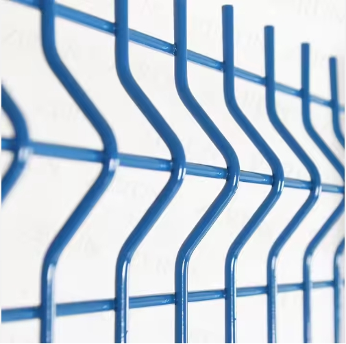 3D Welded Mesh Fencing Curvy Panel 200X50 Folds Cloture Zaun Fence 4mm 5mm Ogrodzenia Galvanized Wire Valla Grillage Green Grey