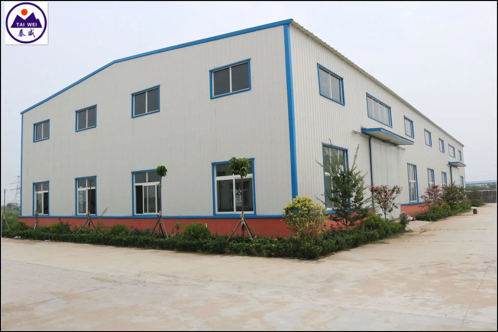 Prefabricated Light Steel Structure Shopping Center Building (TW659J)
