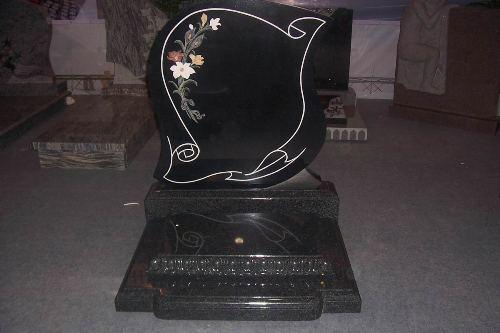American Natural Stone Granite Monument Double Single Headstone