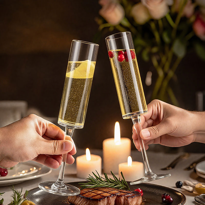 165ml Plastic Champagne Glass Polycarbonate Bar Wine Cup