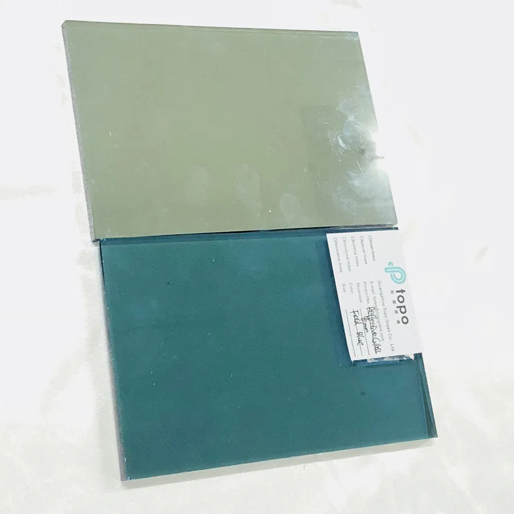 4.7mm, 5mm, 6mm, 8mm, 10mm Dark Blue Reflective Glass for Home Decoration (R-MB)