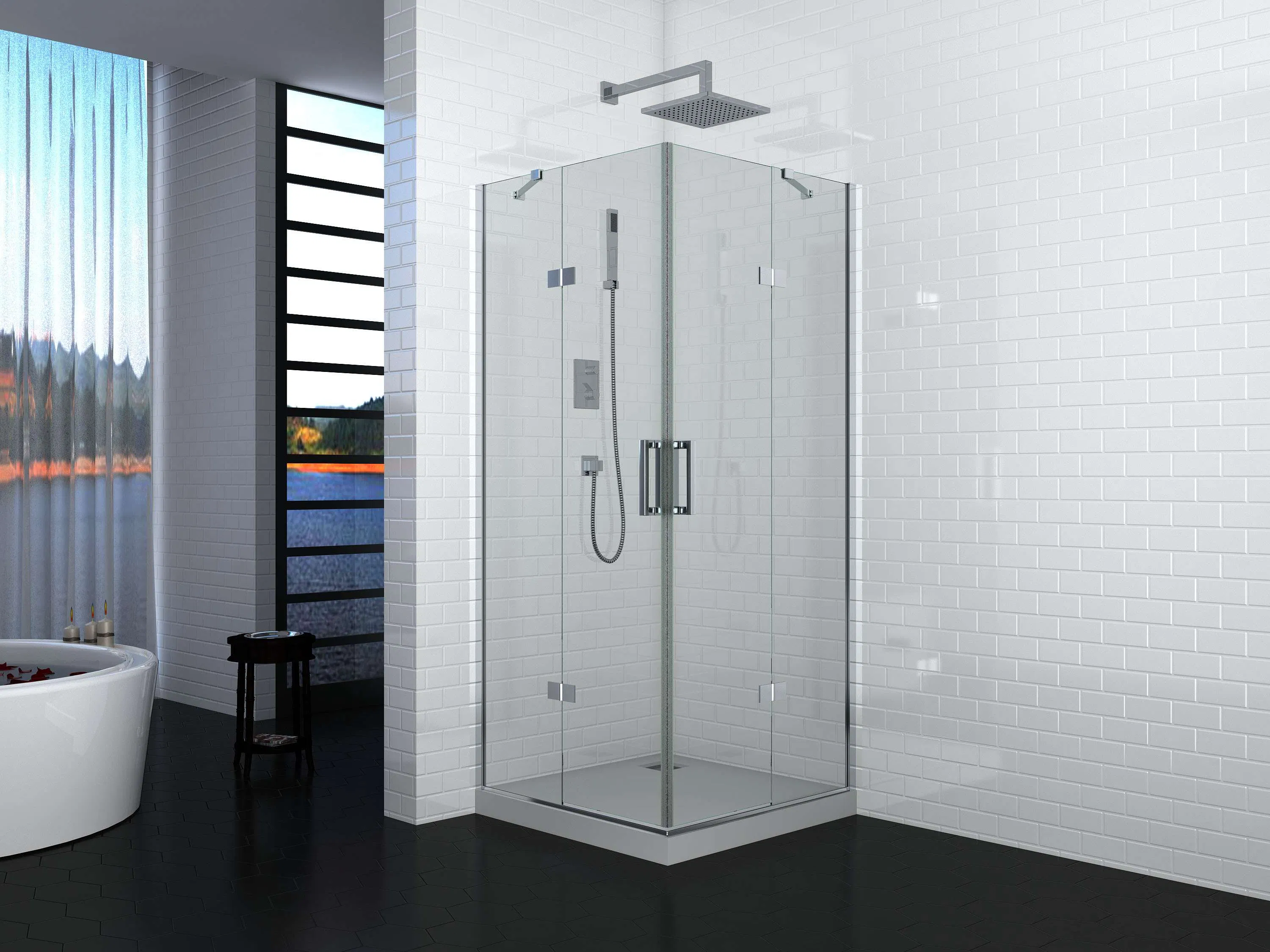 High Level Shower Room Shower Enclosure High Quality