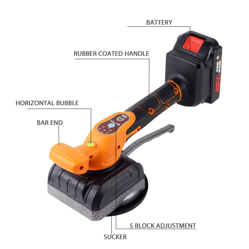 Cisivis Cordless Multi-Function Tile Leveling Machine - Electric Floor Vibrator & Tiler with Rechargeable Battery