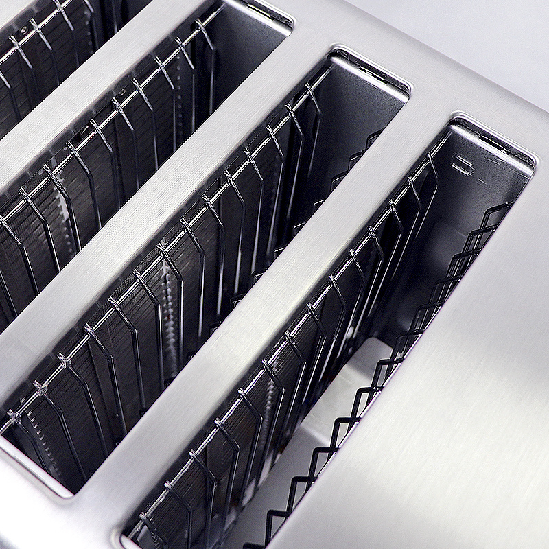 CE Approved 6-Slice Bread Toaster with Automatic Pop-up