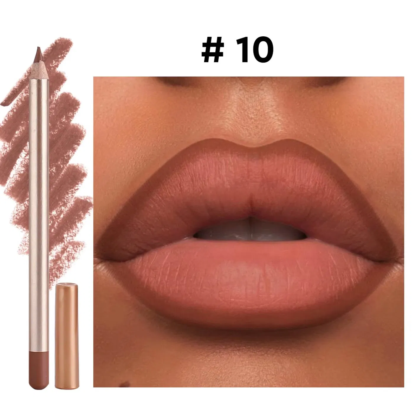 High Quality OEM Matte Lipliner Pencil Vegan Creamy Longwear Pigmented Lip Gloss in Private Logo Wholesale OEM