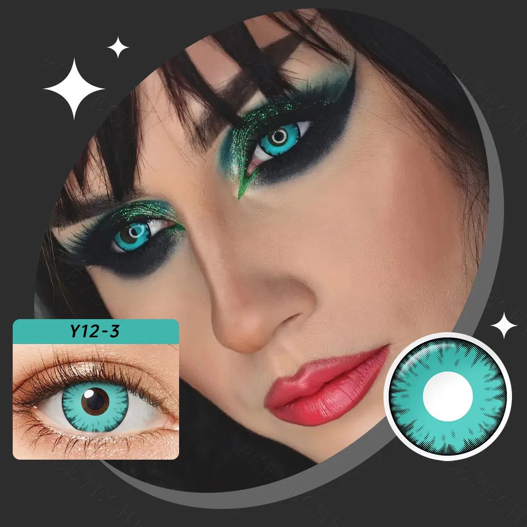 Spooky Colorful Contact Lenses for Halloween Costume Fun