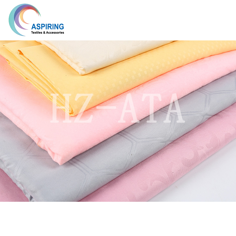 Multi Color Embossed Polyester Fabric 100% Polyester Microfiber Fabric for Bedding