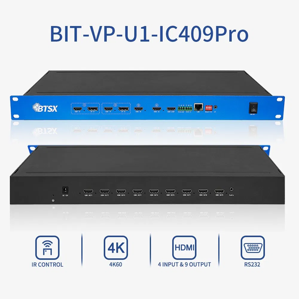 Процессор для видеостены 4K60 с EDID-менеджментом