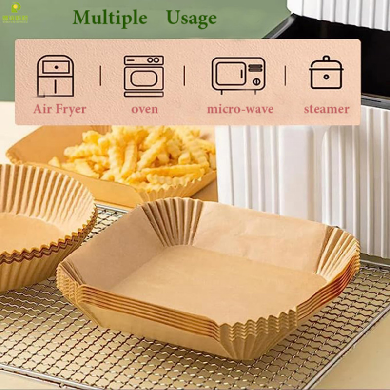 Manufacturing Non Stick Greaseproof Parchment Baking Paper Silicone Air Fryer Liner