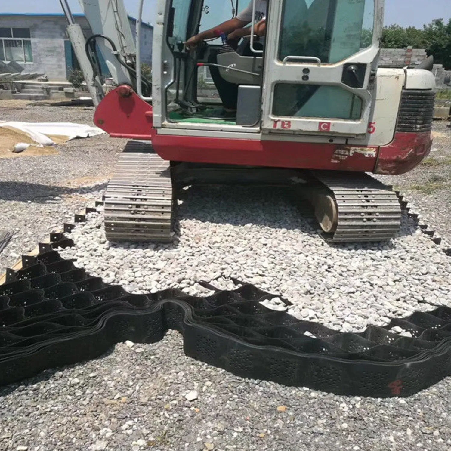 Geocell Room for Grass Planting and Greening in River Regulation