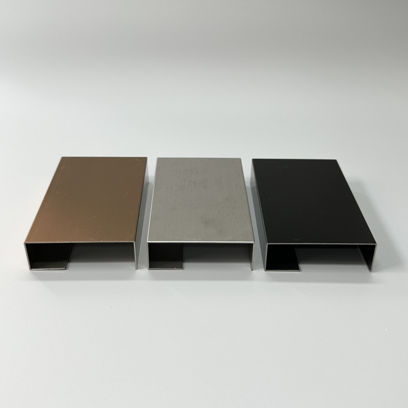 304 201 U Shape Stainless Steel Tile Trim for Wall Ceiling Decoration