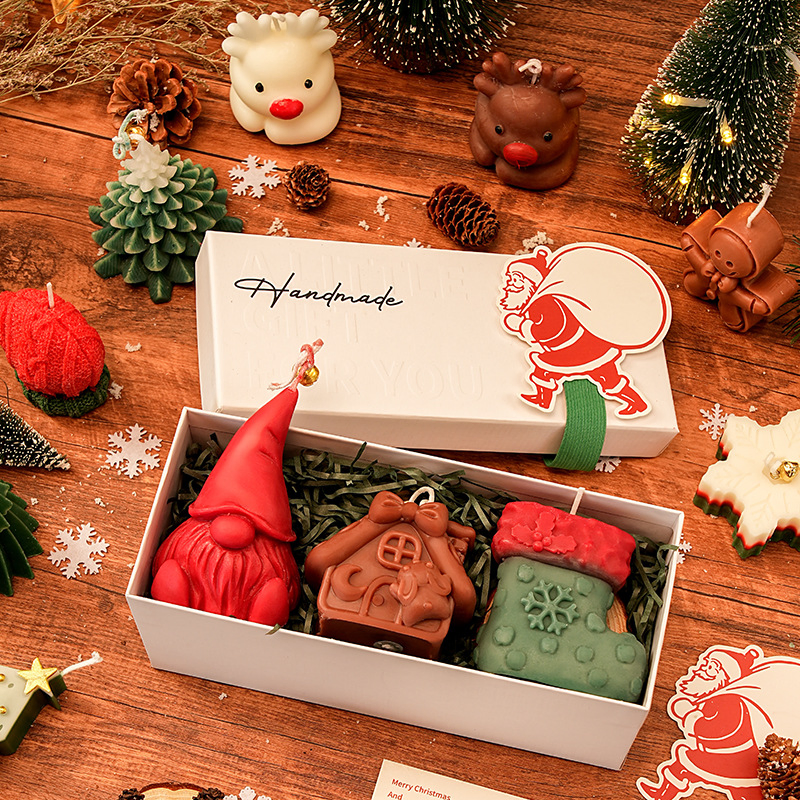 Christmas Handmade Scented Candles Souvenir Candle Gift Set