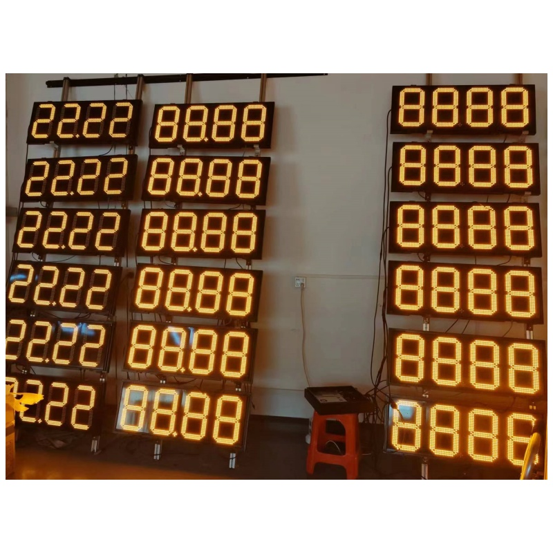 Hot Sale 7 Segment LED Display 10 Inch Gas Station Sign LED Petrol Price Digital Display Price